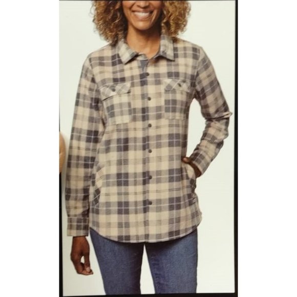 Oneill Womens Plaid Fleece Shirt 